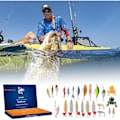 Miniatyrbild 4 av 5: Julkalender för Fiske 2024 - Fiskebeten Set, Fiskeutrustning för Vuxna Män Pojkar, Fisketillbehör (24 st)