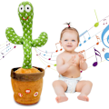 Miniatyrbilde 6 av 8: Kaktusleker som lærer å snakke, synge, danse, svinge, plysjleker, pedagogiske leker Dancing Cactus