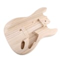 Miniatyrbilde 6 av 11: Ubehandlet lønnegitar-kropp, reservedel for elektrisk gitar, tom gitarkropp 1.28 Forehand