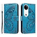 Miniatyrbild 1 av 5: Plånboksfodral för vivo S19 5G/V40 5G Stötsäkert Flip Fodral Blommigt Fjäril Läder Telefonfodral Flerfärgat Multicolor Style A