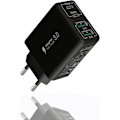 Miniatyrbild 1 av 6: USB C-laddare, 40 W USB multi-snabbladdare, flera USB-uttag USB-laddningskontakt-adapter, USB-laddare
