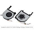 Miniatyrbillede 2 af 6: 2 stk. Laptop CPU GPU Køleventilatorer Udskiftning til ASUS TUF FX505ge FX505gm FX505dt FX705