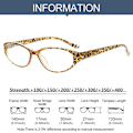 Miniatyrbilde 2 av 5: Lesebriller LEOPARDTRYKK STYRKE 100 Leopard pri【GKS】