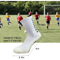 Miniatyrbillede 5 af 6: Børnefodboldstrømper Anti-Slip Fodboldstrømper Hospital Grip Atletiske