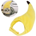 Miniatyrbilde 5 av 8: Kattlue, morsom hodeplagg bananhodeplagg morsom hundelue kattunge myk lue antrekk brukervennlig