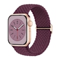 Miniatyrbilde 1 av 7: Flettet løkke for Apple Watch Rem 44mm 40mm 45mm 41mm 42mm 38mm 49mm Elastisk Solo armbånd iWatch series 9 se 7 5 6 Ultra2 Band 59.Wine Red 59.Wine Red 38mm 40mm 41mm