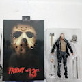 Miniatyrbilde 1 av 5: NECA Fredag den 13. Figurleker Freddy Jason Voorhees Blod Actionfigur Jason Samlemodell Julegave Halloweengaver No. 6