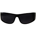 Miniatyrbillede 2 af 3: Super Dark Lens Sorte Solbriller | Biker Style Rider | Wrap around stel