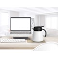 Miniatyrbillede 3 af 5: 800 ml 304 18/10 Termokande i rustfrit stål/Dobbeltvægget vakuumisoleret kaffekande med trykknap, 13+ timers varm og kold opbevaring, BPA-fri