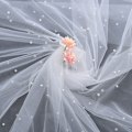 Pikkukuva 6 / 9: Helmihääliina kammalla, valkoinen white 150CM