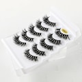 Miniatyrbilde 2 av 4: (iLashes.SE) 5 par falske øyevipper - 3D faux mink G823 svart (G-823)