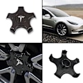 Miniatyrbillede 2 af 5: 4 stk. Tesla Model 3 Centerkapsler Navkapsler Dæksel, Hjulkapsel Wh