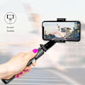 Miniatyrbillede 3 af 5: Håndholdt Gimbal Stabilisator Mobiltelefon Selfie Stick Holder Justerbart Selfie Stativ til Iphone/android L08 White