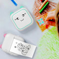 Miniatyrbillede 3 af 3: Mini fotoprinter, labelprinter, håndholdt notesbog, QR-kode termisk overførsel Bluetooth mini printer