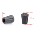 Miniatyrbillede 3 af 5: stk. Vandrestav Gummi Dutter Reservedele Gummi Dutter til Vandrestav Vandring Trekking Grid