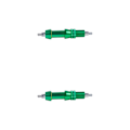 Miniatyrbillede 1 af 5: 1/2/3/5 Aluminium Legering Bowfishing Flue Fiskestang Hjul Mount Hjul Grøn 21x3.5x3.5cm[GKS] Green 21x3.5x3.5cm 2Set