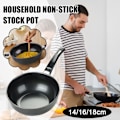 Miniatyrbillede 3 af 11: Non-stick Gryde Mini Induktionskomfur Non-stick Kasserolle Husholdning blackC 18 cm
