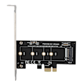 Miniatyrbillede 3 af 5: PCI-E til M.2 udvidelseskort konnektor konverter til M2 NGFF NVME harddisk