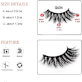 Pikkukuva 4 / 4: (iLashes.SE) 5 paria tekoripsiä - 3D faux mink G604 musta (iLashes.SE) (G-604)