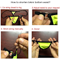 Pikkukuva 5 / 5: Bikini Mini G-String Pikkuhousut Uimapuku Naisten