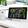 Miniatyrbild 5 av 5: Black Friday Wifi Väderstation Trådlös Inomhus Utomhus Hygrometer Termometer Temperatur Luftfuktighet Display Monitor Digitalt Väder Kompatibel eCast