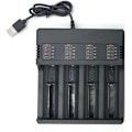 Miniatyrbillede 4 af 5: 4-slots Smart 18650 Oplader Lithium Batterioplader Universal USB Batt