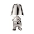 Miniatyrbilde 1 av 3: Liten Gyllen Mann LED Bordlampe Berøringskontroll Dimbar Lampe Bar Nattelys Silver