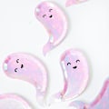 Miniatyrbillede 3 af 5: Halloween Spøgelses Engangs Service Happy Halloween Dekoration Papirtallerkener Kopper Serviet
