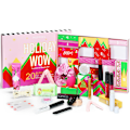 Miniatyrbild 1 av 7: Jul Makeup-Set för Tjejer 2023 - 24 Dagar Nedräkning Adventskalender