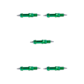 Miniatyrbillede 1 af 5: 1/2/3/5 Aluminium Legering Bowfishing Flue Fiskestang Hjul Mount Hjul Grøn 21x3.5x3.5cm[GKS] Green 21x3.5x3.5cm 5Set
