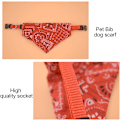 Pikkukuva 3 / 6: 2 kpl koiran kaulahuivia, viilentävä koiran kaulapanta, koiran bandana huivi, säädettävä koiran kaulapanta pienille ja keskisuurille koirille ja kissoille (punainen, sininen)