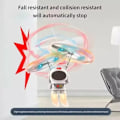 Miniatyrbillede 6 af 7: Svævende Lysende Flyvende Robot Astronaut Legetøjsfly Håndstyret Drone Interaktiv med Lys Udendørs Legetøj til Børn Gave Blue