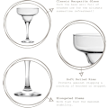 Miniatyrbillede 2 af 2: 6 stk. 275ml Margarita Cocktailglas - Mocktail og Frozen Cocktails Party Drikkeglassæt Tåler Opvaskemaskine S