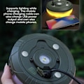 Miniatyrbilde 4 av 6: 2-i-1 LED Camping Lanterne og Lyslenke - Vanntett og Bærbar for Utendørsbruk - USB Ladbar Multifunksjonell Campinglys! varm 8M varm Warm light 10m