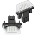 Pikkukuva 5 / 8: kpl 18 LED vasen & oikea rekisterikilven valo Citroen C3 2002‑2009[GKS] 0.1