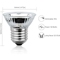 Miniatyrbilde 3 av 5: E27 50W Dimbar Reptil Varmelampe, UVA UVB Skilpaddelampe Fullspektrum Solarlampe for Reptiler og Amfibier Slange, 4 stk