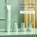 Miniatyrbild 2 av 7: Elektrisk pälsklippare för husdjur, hundklippare, kattklippare, universell multifunktionell hårvård, pälsrakning White