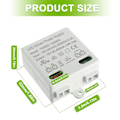 Miniatyrbillede 2 af 5: 12 V/dc 10W Mini LED Transformer LED Transformer Mini til 12 V LED-lys og strimler Ingen minimumsbelastning