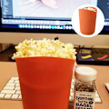Pikkukuva 2 / 9: Mikroaaltouuni kulho kokoontaittuvalle popcornille [GKS] orange