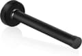 Dørstopper 150mm/6 tommer lang svart dørstopper veggmontert moderne dørstopper slitesterk dørstopper i rustfritt stål