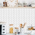 Pikkukuva 5 / 5: 3d 10 laattaa itseliimautuvat kylpyhuoneen seinälaatat paksumpi itseliimautuva backsplash keittiöön enemmän liimaa V