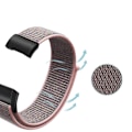 Pikkukuva 3 / 4: Nylonranneke Fitbit Charge 3/4 Ruusukulta