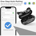 Pikkukuva 3 / 3: kurdene Langattomat Kuulokkeet Bluetooth 5.3 In-Ear Kevyet Kuulokkeet, Syvä Basso Kuulokemikrofoni, Selkeät Puhelut Kuulokkeet Urheiluun ja Treeneihin