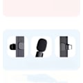 Miniatyrbild 3 av 4: Trådlösa mikrofoner för Android-telefon, Mini Professionell Trådlös Lavalier Mikrofon för Videoinspelning Podcast Sladdlös Myggmikrofon