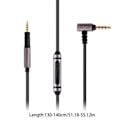 Pikkukuva 3 / 4: Sennheiser Momentum Momentum 2.0 -kuulokkeiden pääkaapeli, hopeanvärinen, äänenvoimakkuuden säätö