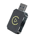 Miniatyrbillede 1 af 5: Trådløs Carplay Adapter, 2025 Opgradering 2 i 1 Smart Car Box Konverterer Kablet til Trådløs for Android Auto/Carplay, Automatisk Forbindelse Silver