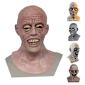 Miniatyrbild 2 av 2: Halloween fest skrämmande mänskligt huvud mask full huvud skräck masker A