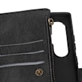 Miniatyrbillede 3 af 5: PU Læder Wallet Etui med Lynlås til Samsung Galaxy S22 Ultra