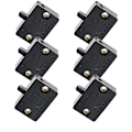 Miniatyrbilde 1 av 5: 6 stk. LED-dørbryter for skapbelysning, normalt lukket elektrisk lampebryter for skap P