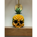 Miniatyrbillede 4 af 6: Kreativ Ananas Kraniehoved Beholder Kontor Skrivebord Hjem Halloween Dekoration Ornamenter